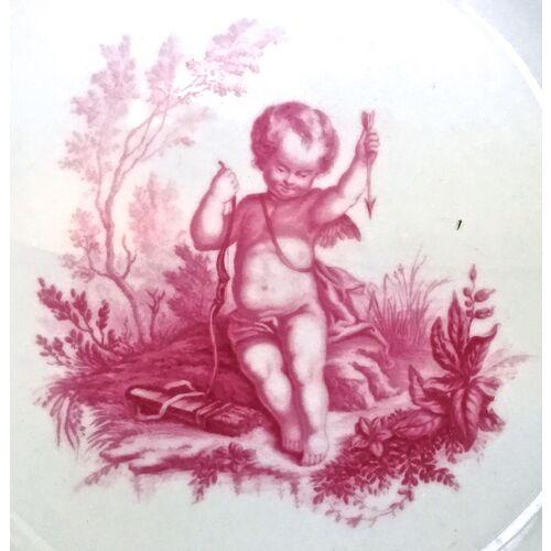 Set of 6 Antique Minton Cherub Plates For Sale - Image 13 of 13