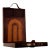 A refined vintage cribbage board by Pottery Barn, crafted from hand-stained cow leather in a rich chocolate finish. The...