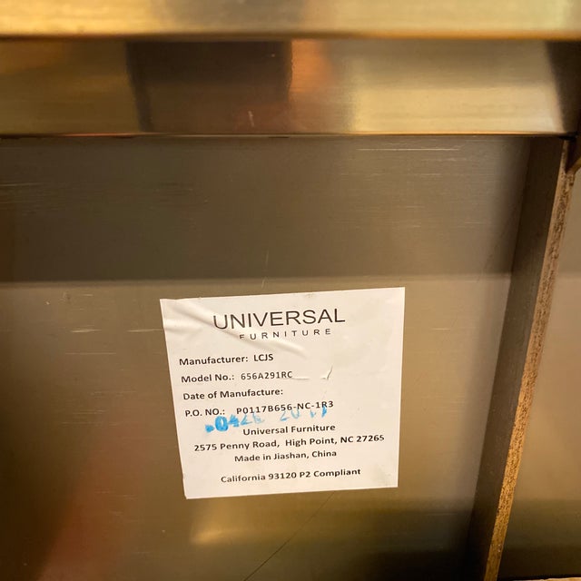 California King Size Universal Furniture Modern Harlow Canopy Bed