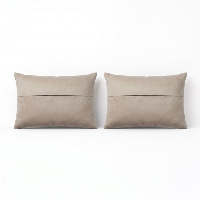 Anatolian Lumbar Kilim Pillow Cover 16'' X 24'' - Set of Two For Sale - Image 4 of 4