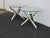 Mid-Century Modern Milo Baughman Style Chrome Glass Top Jax Tables a Pair 6571 For Sale - Image 3 of 18