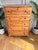 Vintage Pine Tallboy Chest of 5 Drawers, 1980s For Sale - Image 4 of 16