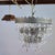 Vintage Metal Chandeliers with Glass Drops, Set of 2 For Sale - Image 8 of 18