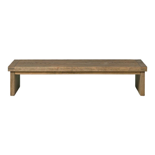 Four Hands Warby Coffee Table - Worn Oak Veneer For Sale
