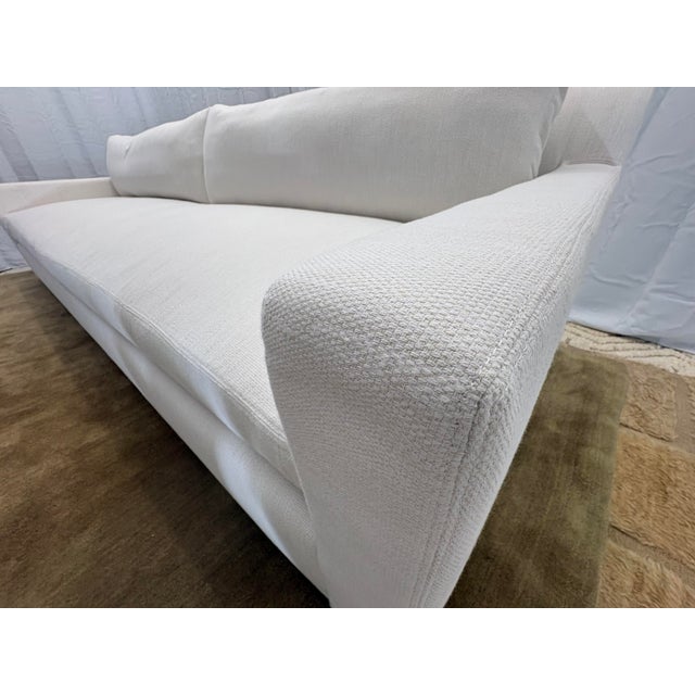 Rh Belgian Track Arm Bench-Cushion Sofa For Sale - Image 10 of 18