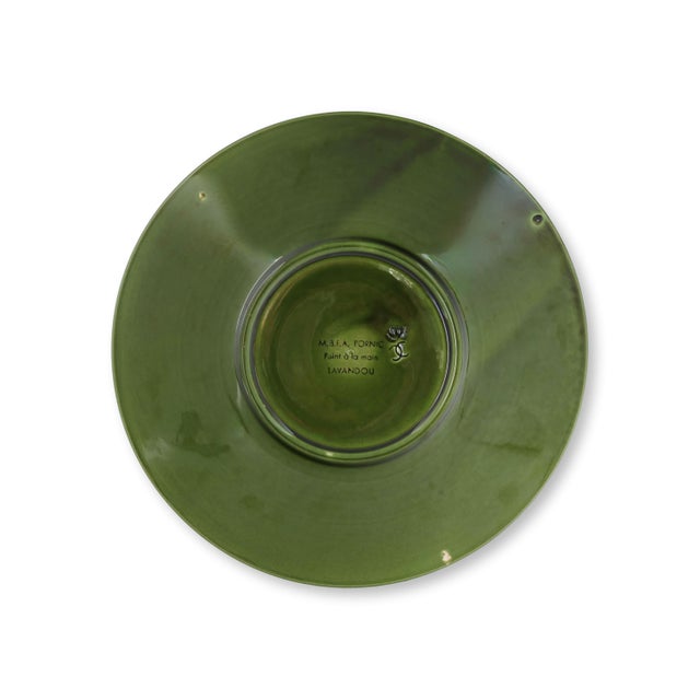 Ceramic 1960s French Fish Dinnerware Set, Service for 12 - 13 pcs For Sale - Image 7 of 7