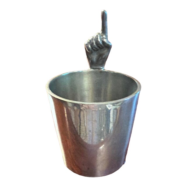 Antique Abercrombie & Fitch Co. By James Dixon & Sons "One Finger" Jigger / Shot For Sale