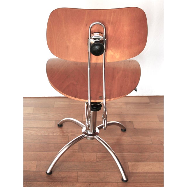 Mid-Century Modern Adjustable Swivel Chair by Egon Eiermannfor Böhler, 1960s For Sale - Image 3 of 12