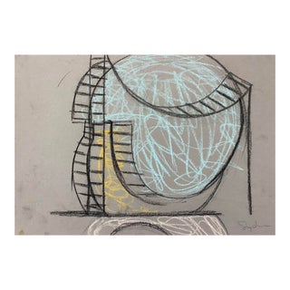 1980s Richard Snyder Abstract Pastel For Sale