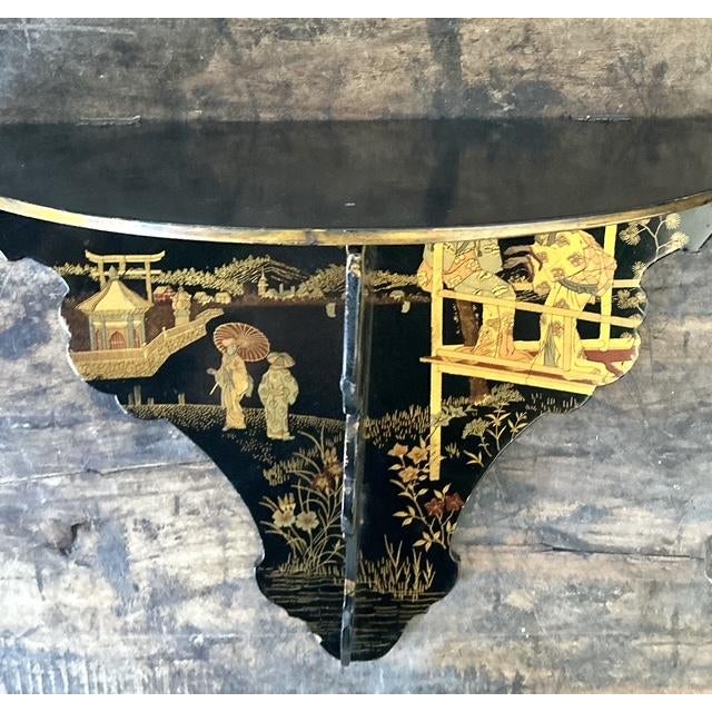 Chinoiserie Vintage Asian Chinoiserie Folding Bracket For Sale - Image 3 of 8