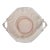 1930's Depression Era Pink Etched Glass Serving Plate For Sale