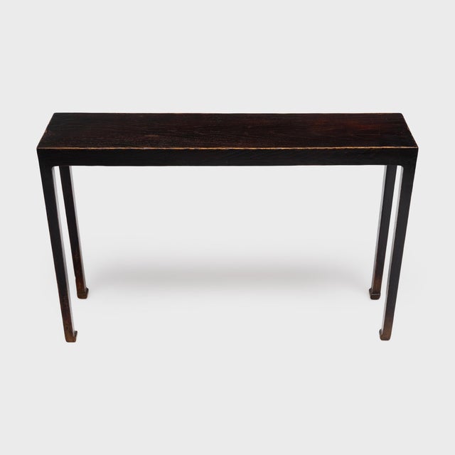 Asian Chinese Square Corner Altar Table For Sale - Image 3 of 5