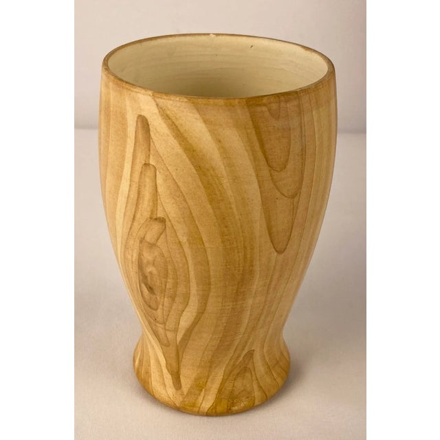 Vintage Grandjean Jourdan Style Faux Bois Ceramique Beverage Set For Sale - Image 9 of 10