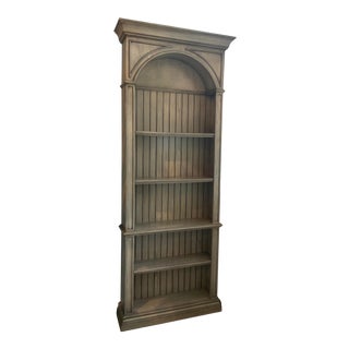 Ambella Home Modern Gray Wood Agatha Bookcase For Sale