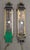 Mid 20th Century French Bronze and Gilt Mirror Pagoda Form Half Lentern Wall Sconces - a Pair For Sale - Image 10 of 12