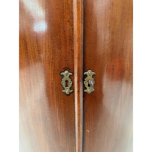Antique Mahogany Corner Cupboard For Sale - Image 5 of 6