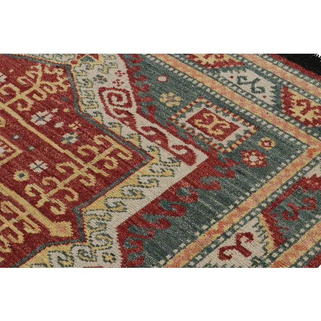 Modern Rug & Kilim’s Modern Kazak Style Rug With Geometric Patterns and Medallions For Sale - Image 3 of 7