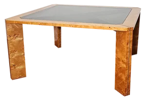 Italian Dining Table in Briarwood, 1970s