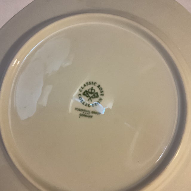 New 1970s Maria Exquisite Porcelain White, Called White Gold - 42 Plates For Sale - Image 11 of 11
