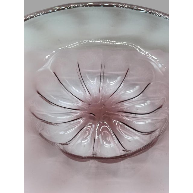 Mauve Murano Glass Centerpiece by Vittorio Zecchin for MVM Cappellin, Italy, 1930s For Sale - Image 11 of 15