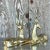 Traditional Vintage Regency Brass Sitting Deers- a Pair For Sale - Image 3 of 9