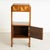 British Art Deco Walnut Bedside Cabinet with Bakelite Handles, 1930 For Sale - Image 3 of 7