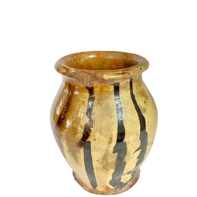 French Provincial Antique French Provincial Brown Glazed Terracotta Gargoulette For Sale - Image 3 of 9