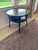 Sabina by George Brin for Moseform Rare black walnut occasional side table with graceful curved legs, plate top with...