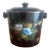 Vintage Floral Lidded Pot – Hand-Painted Cottage Garden Motif For Sale