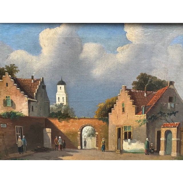 Landscape Composition, 1800s, Oil Painting on Canvas, Framed For Sale - Image 5 of 8