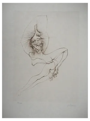 Hans Bellmer, The Equilibrist, Original Engraving