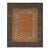 Rug & Kilim’s Chinese Art Deco Inspired Rug, Brown With Greek Key Border For Sale
