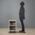 1960s metal cabinet featuring the minimalist design typical of the era. The sturdy structure is painted in a light tone,...