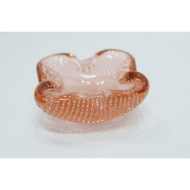 Pink Murano Glass Ashtray, 1960 For Sale - Image 4 of 10