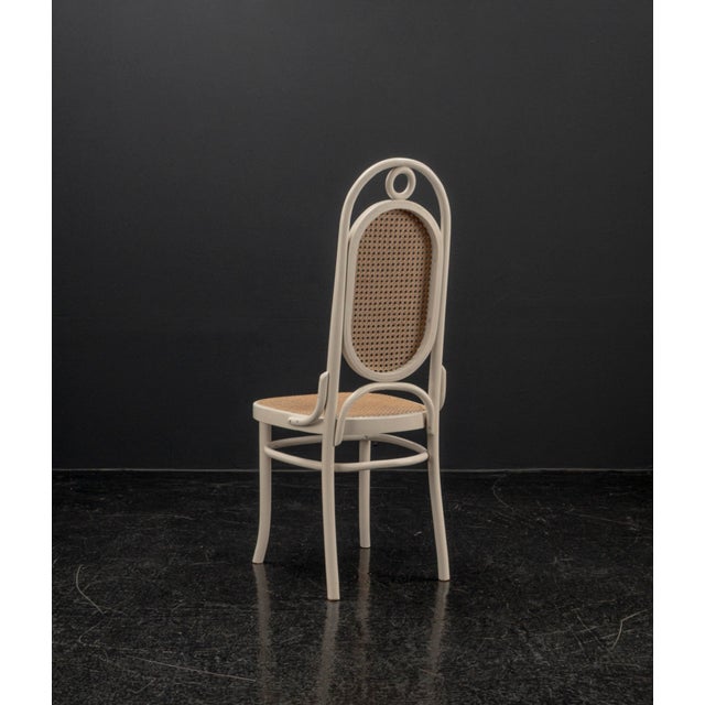 Lange Jan Chairs in White Bentwood from FMG Radomsko, 1940s, Set of 6 For Sale - Image 11 of 18