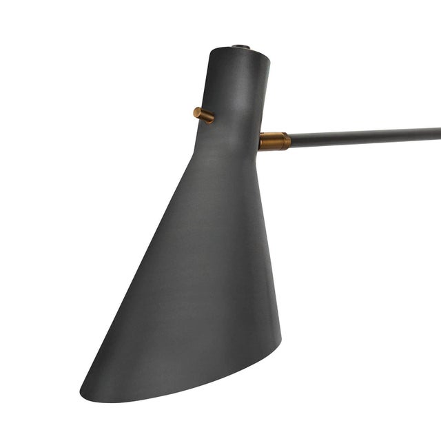 Regina Andrew Spyder Steel Sconce, Blackened Brass & Natural Brass For Sale In Detroit - Image 6 of 8