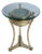 1970s Brass Ship's Compass Converted to Side Table, Designer Deborah Lockhart Phillips For Sale