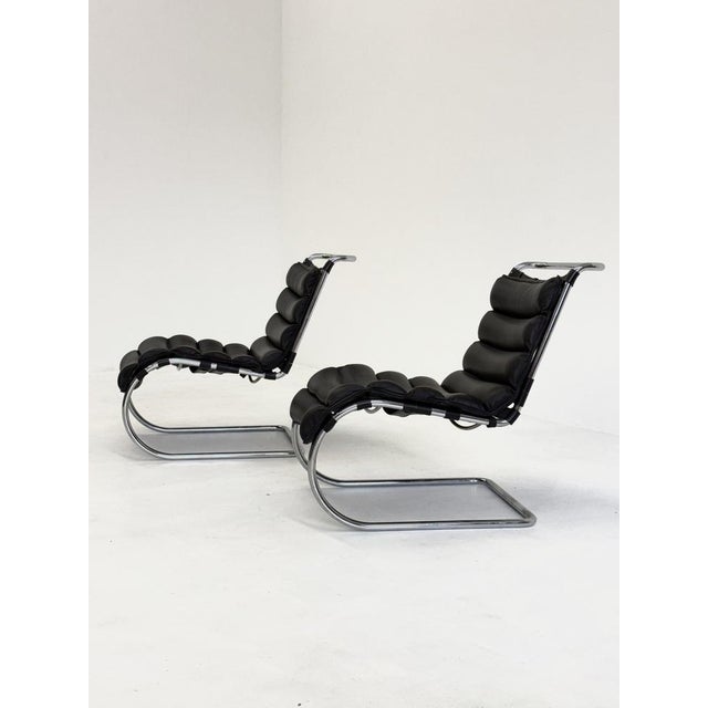Black MR Lounge Chair by Ludwig Mies Van Der Rohe for Knoll For Sale - Image 8 of 14