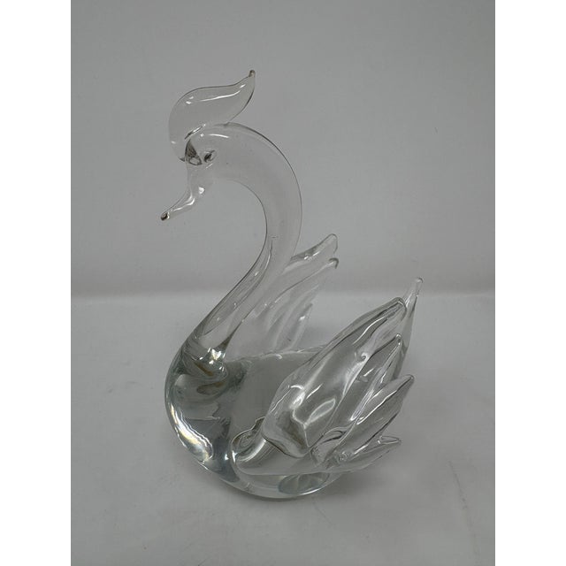 1980s Vintage Murano Glass Swans Seguso For Sale - Image 5 of 7