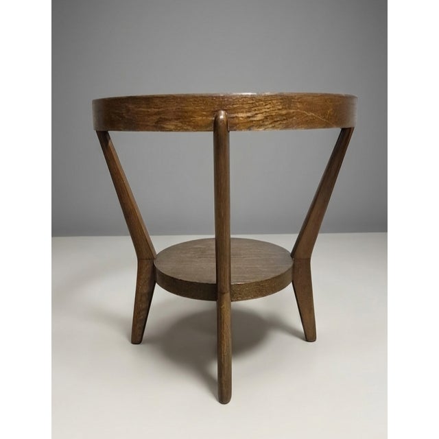 1940s Round Coffee Table by Karel Koželka & Antonín Kropáček, Former Czechoslovakia, 1944 For Sale - Image 5 of 8