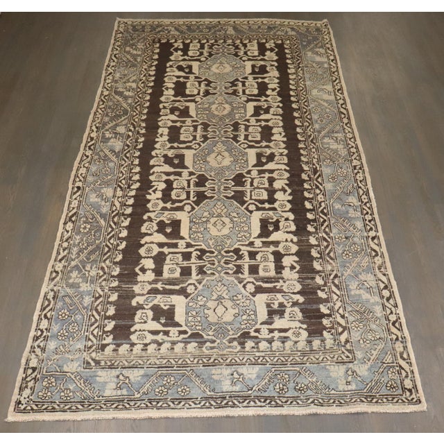 Early 20th Century Zabihi Collection Turkish Kula Rug - 5'9" x 11' For Sale - Image 4 of 11