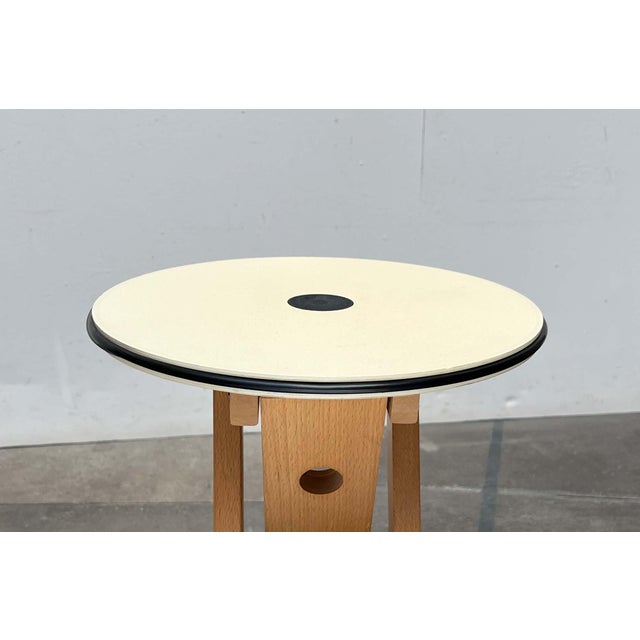 Wood Postmodern Italian Folding Stool Chair from Enolinea, 1980s For Sale - Image 7 of 18