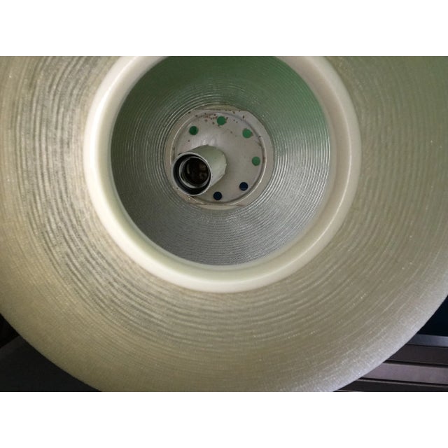 Cream Spherical Ceiling Lamp, 1960s For Sale - Image 8 of 10