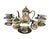 Mid 20th Century Vintage Satsuma Moriage Blue & Gold Floral Tea Set. 15 Piece Set For Sale - Image 5 of 11