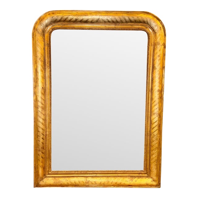 French Louis Philippe Giltwood Mirror For Sale
