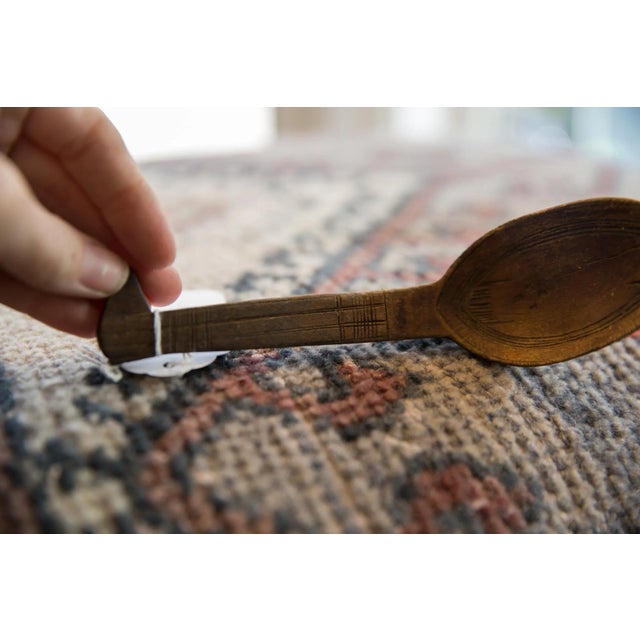 Vintage African Wooden Spoon For Sale - Image 4 of 7