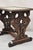 Antique Renaissance Revival Carved Winged Maiden Walnut Mirror Top Side Table For Sale - Image 11 of 11