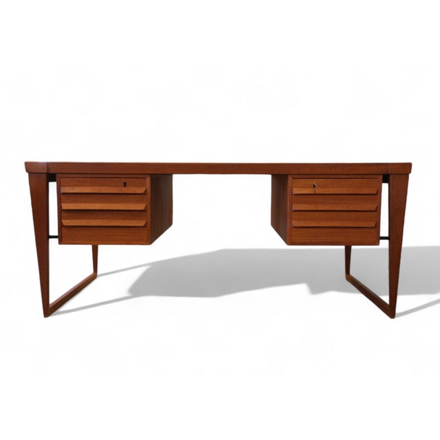 Desk Model 70 in Teak by Kai Kristiansen for Feldballe Møbelfabrik, 1960s For Sale - Image 18 of 18