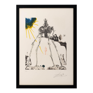 Salvador Dali "Space Elephant" Etching, 1971