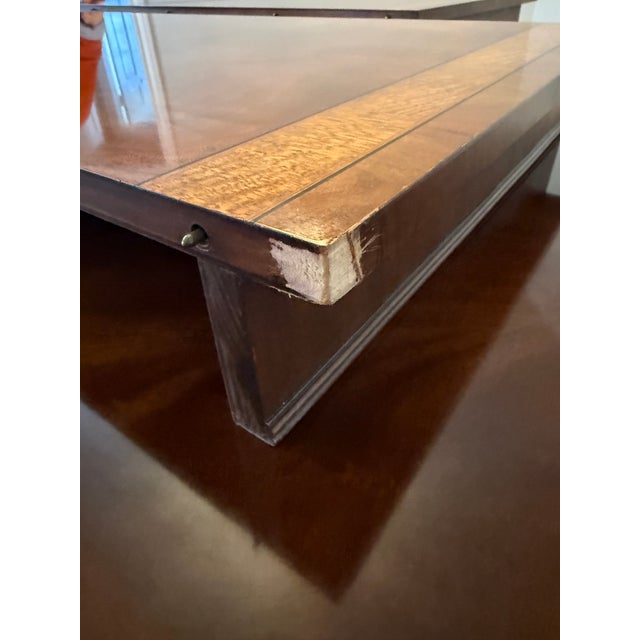 Large Double Pedestal Dining Table by Henredon For Sale - Image 10 of 10